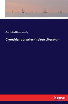 Paperback Grundriss der griechischen Literatur [German] Book