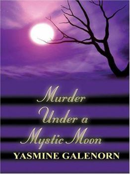 Hardcover Murder Under A Mystic Moon [Large Print] Book