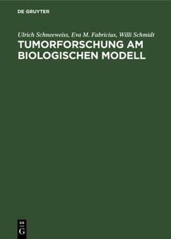 Tumorforschung am biologischen Modell: Experimentelle u. theoretische Grundlagen d. Tumor-Tetanus-Phanomens