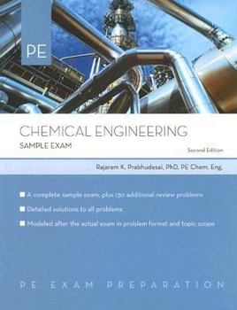 Paperback Chemical Engineering: Sample Exam Book