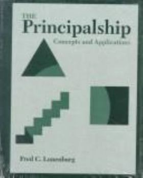Hardcover The Principalship: Concepts and Applications Book