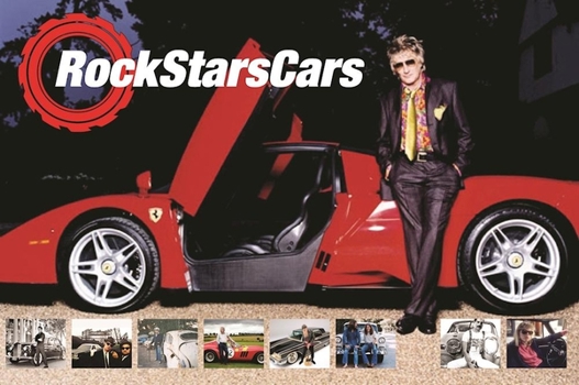 Hardcover Rock Stars' Cars Book
