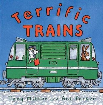 Hardcover Terrific Trains (Amazing Machines) Book