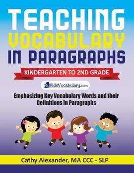 Paperback Teaching Vocabulary in Paragraphs: Kindergarten to 2nd Grade Book