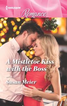 Mass Market Paperback A Mistletoe Kiss with the Boss [Large Print] Book