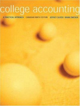 Paperback College Accounting: A Practical Approach, Canadian Ninth Edition (9th Edition) Book