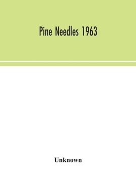 Paperback Pine Needles 1963 Book