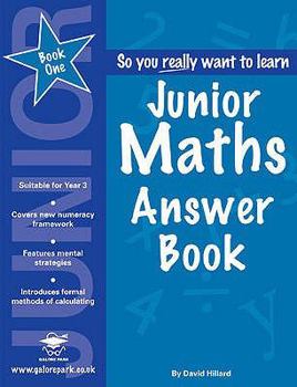 Paperback Junior Maths Book 1: Answers Book