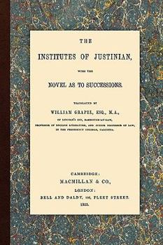 Paperback The Institutes of Justinian Book