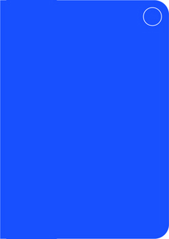 Paperback Cornflower Blue A5 Blank Notebook Book
