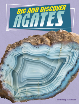 Hardcover Dig and Discover Agates Book