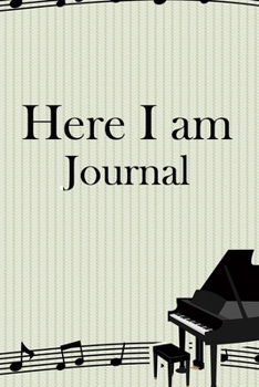 Paperback Here I am Journal: Lined Notebook / Journal Gift, 100 Pages, 6x9, Soft Cover, Matte Finish Inspirational Quotes Journal, Notebook, Diary, Book
