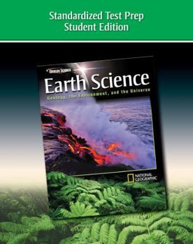 Spiral-bound Glencoe Earth Science: Geology, the Environment, and the Universe, Standardized Test Prep, Student Edition Book