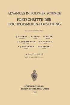 Paperback Fortschritte Der Hochpolymeren Forschung Book