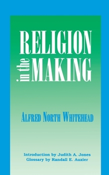 Paperback Religion in the Making Book
