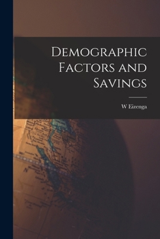 Paperback Demographic Factors and Savings Book