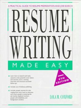 Paperback Resume Writing Made Easy Book