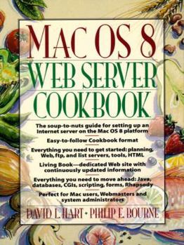 Paperback Mac OS 8 Web Server Cookbook Book