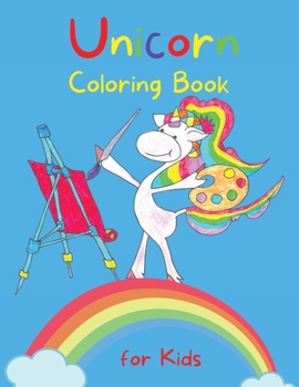 Paperback Unicorn Coloring Book for Kids Book