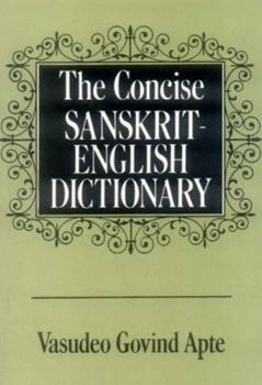 Paperback Concise Sanskrit-English Dictionary Book