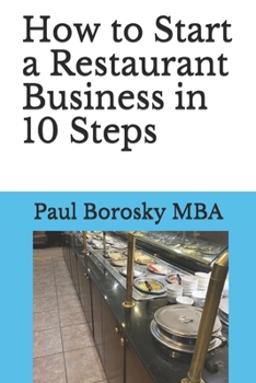 Paperback How to Start a Restaurant Business in 10 Steps Book