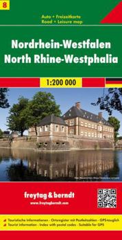 Map Nordrhein-Westfalen = Renania del Norte-Westfalia = Noord-Rijnland-Westfalen = North Rhine-Westphalia Book