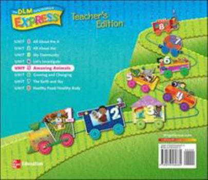 Spiral-bound DLM Early Childhood Express, Teacher's Edition Unit 5 Amazing Animals Book
