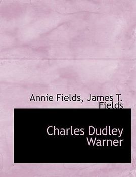 Paperback Charles Dudley Warner [Large Print] Book