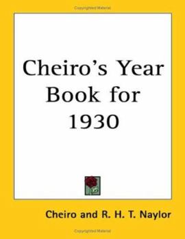 Paperback Cheiro's Year Book for 1930 Book