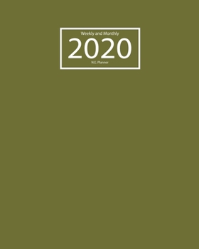 2020 Planner Weekly and Monthly: Jan 1, 2020 to Dec 31, 2020: Weekly & Monthly Planner and Calendar Views: Forest 6