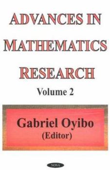 Hardcover Advances in Mathematics Researchv. 2 Book