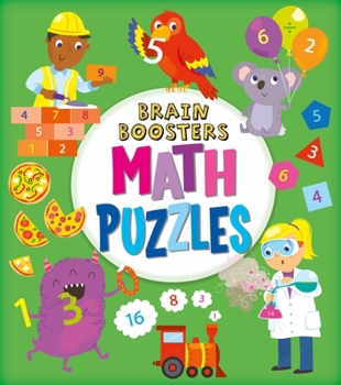 Paperback Brain Boosters: Math Puzzles Book