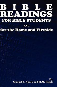 Paperback Bible Readings for Bible Students and for the Home and Fireside Book