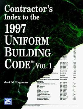 Paperback Contractor's Index to the 1997 Uniform Building Code Book