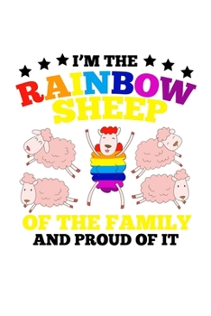 Notizbuch: Lgbt Stolz Regenbogen Schaf Familie Geschenk 120 Seiten, 6X9 (Ca. A5), Liniert (German Edition)