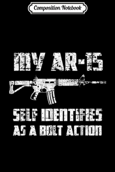 Paperback Composition Notebook: 2nd Amendment Pro Gun s AR-15 Identifies As Musket Journal/Notebook Blank Lined Ruled 6x9 100 Pages Book