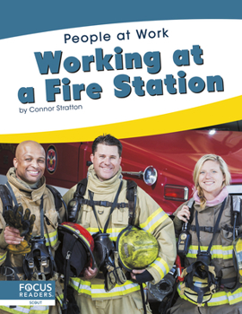 Paperback Working at a Fire Station Book