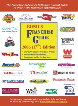 Paperback Bond's Franchise Guide 2006 Book