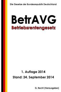 Paperback Betriebsrentengesetz - BetrAVG [German] Book