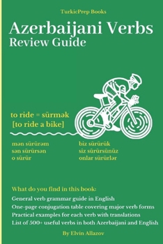 Paperback The Azerbaijani Verbs: Review Guide Book