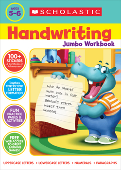 Paperback Scholastic Handwriting Jumbo Workbook Book