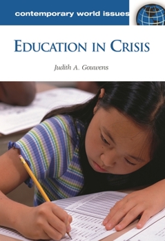 Hardcover Education in Crisis: A Reference Handbook Book
