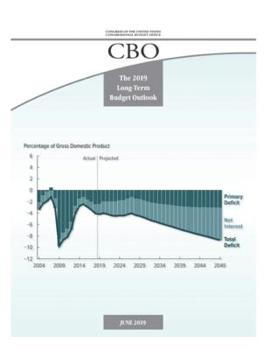 Paperback The 2019 Long-Term Budget Outlook: Congressional Budget Office Book