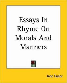 Paperback Essays In Rhyme On Morals And Manners Book