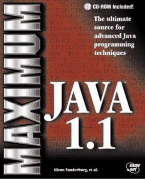 Paperback Maximum Java 1.1 Book