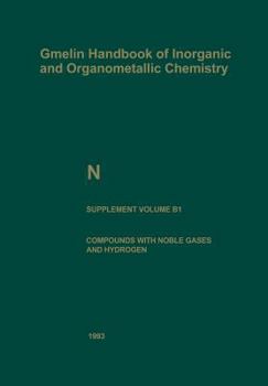 Paperback N Nitrogen: Compounds with Noble Gases and Hydrogen Book