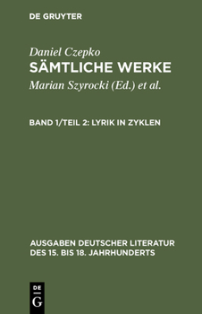Hardcover Sämtliche Werke, Band 1/Teil 2, Lyrik in Zyklen [German] Book