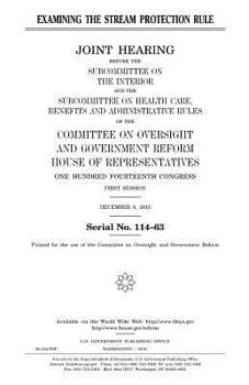 Paperback Examining the stream protection rule Book