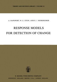 Hardcover Response Models for Detection of Change Book