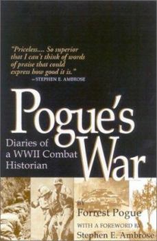 Hardcover Pogue's War: Diaries of a WWII Combat Historian Book